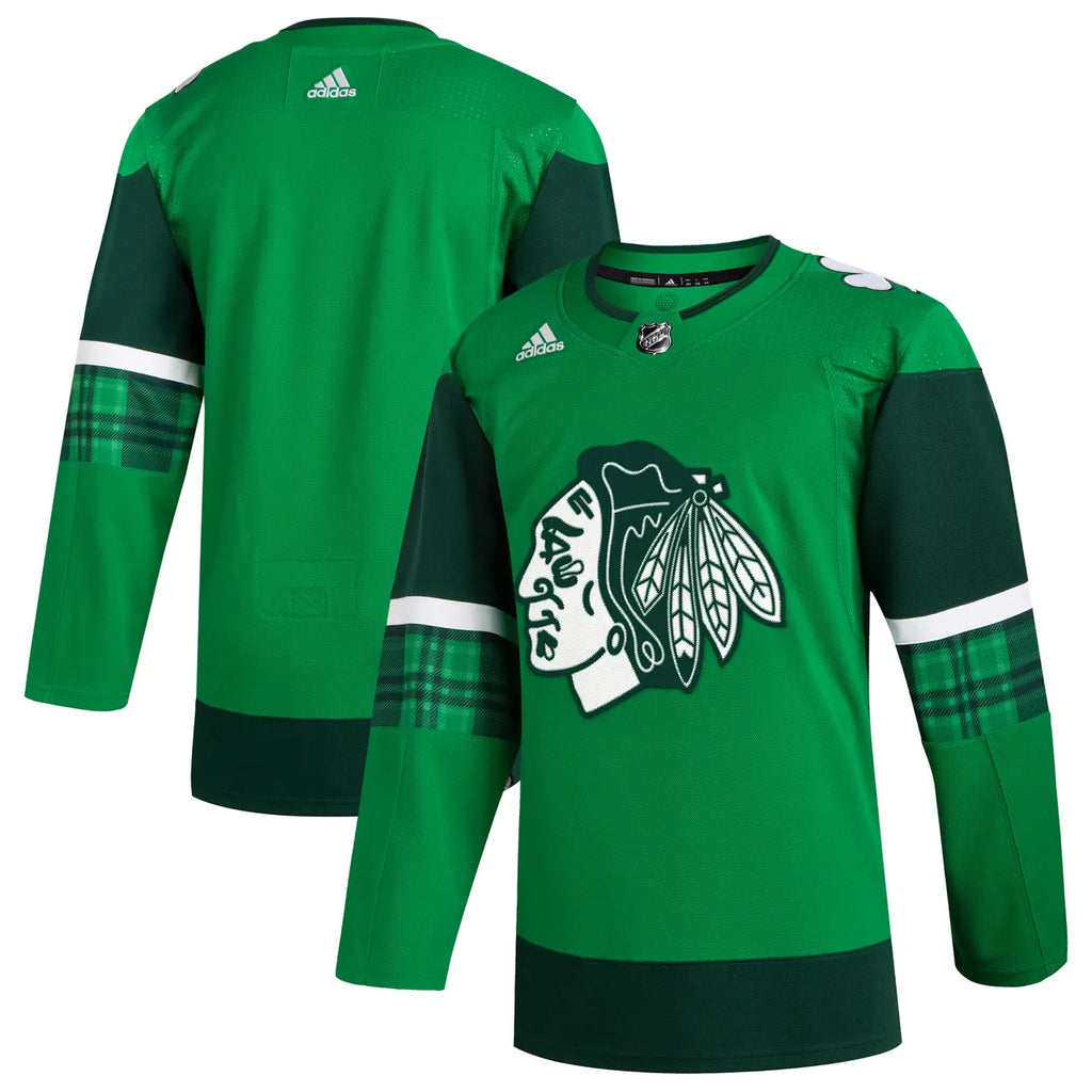 adidas Blackhawks St. Patrick's Jersey