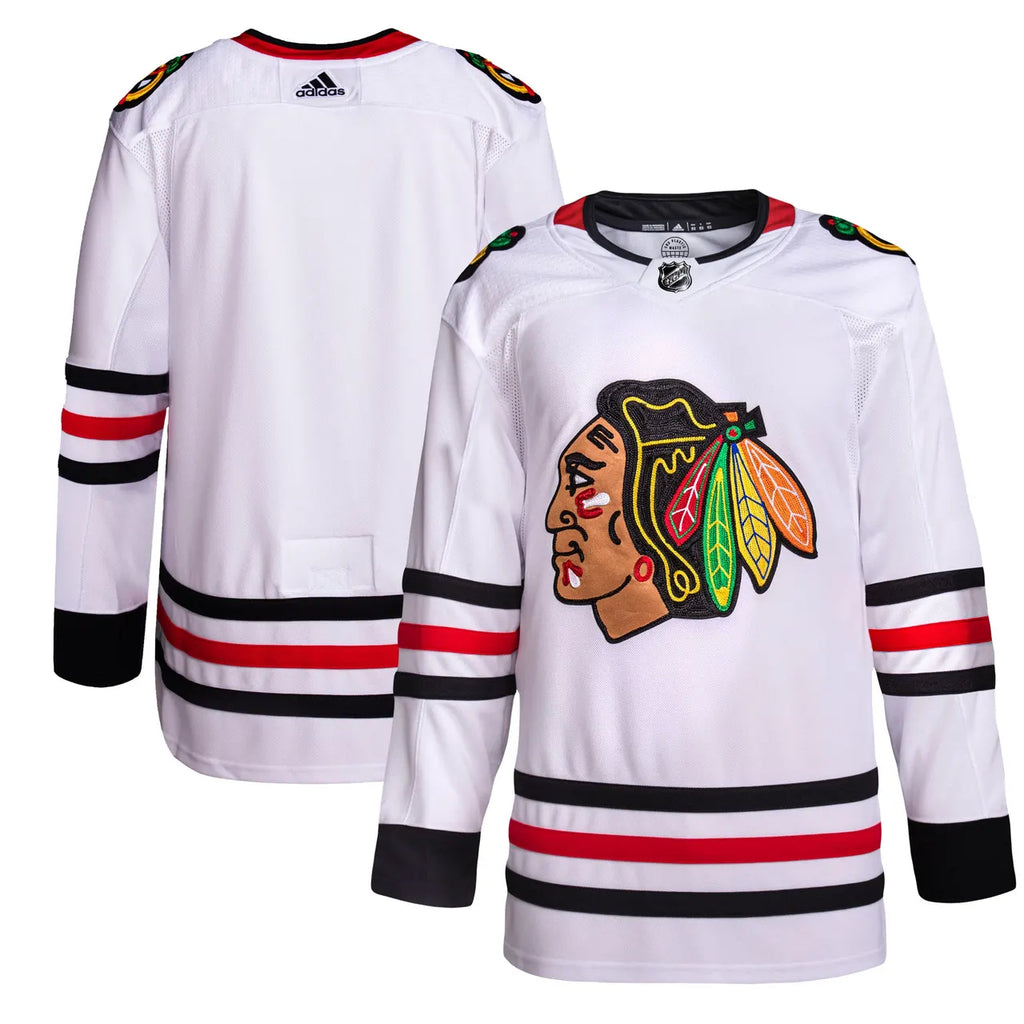 authentic Adidas Blackhawks White Jersey