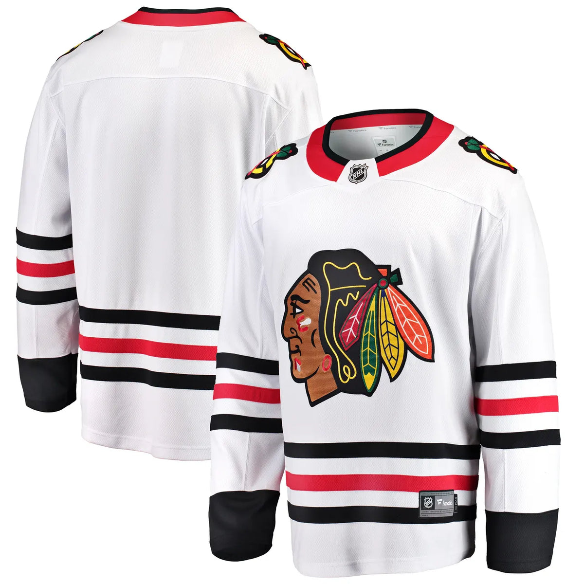 Fanatics Blackhawks White Jersey authentic