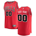 fanatics Bulls Red Custom Jersey