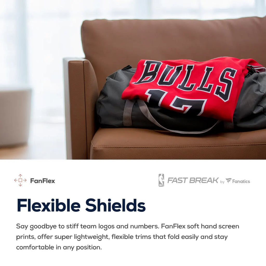 Fanatics Bulls Red Replica Jersey - Hình 6