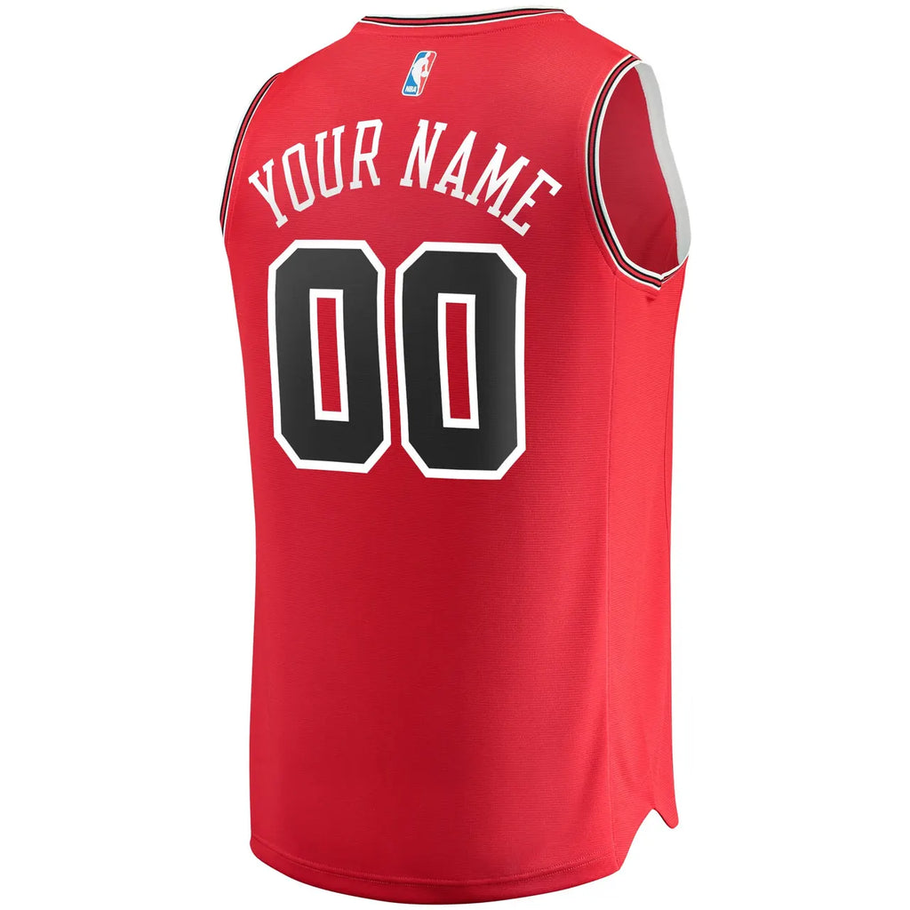 Fanatics Bulls Red Replica Jersey - Hình 4