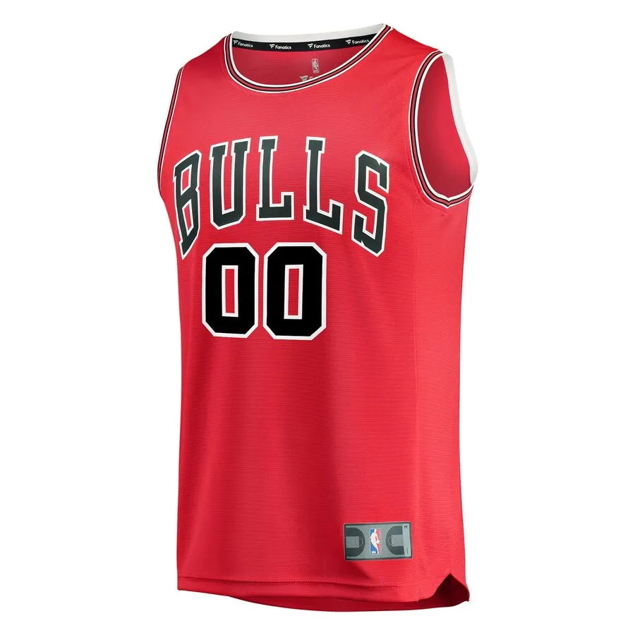 fanatics Bulls Red Custom Jersey - Hình 2