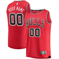 Fanatics Bulls Red Replica Jersey