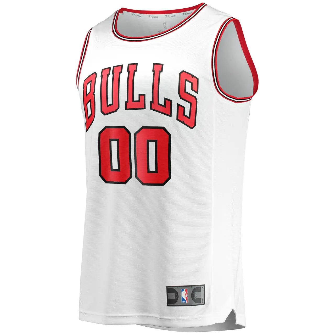 fanatics Bulls White Custom Jersey - Hình 3
