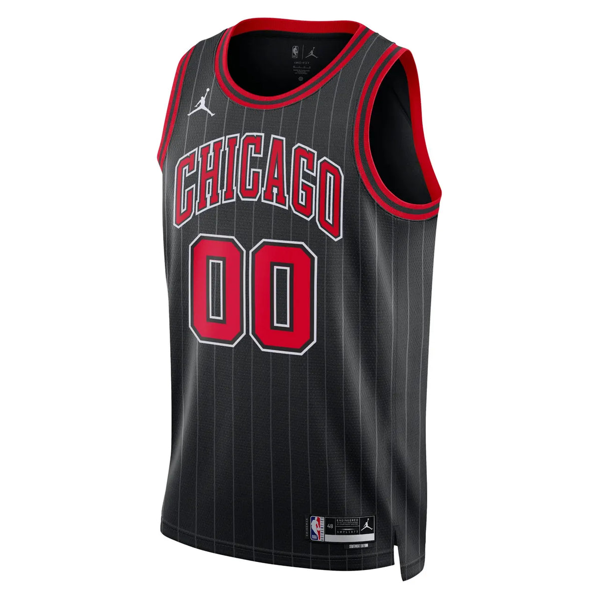 chicago Jordan Bulls Black Custom Jersey