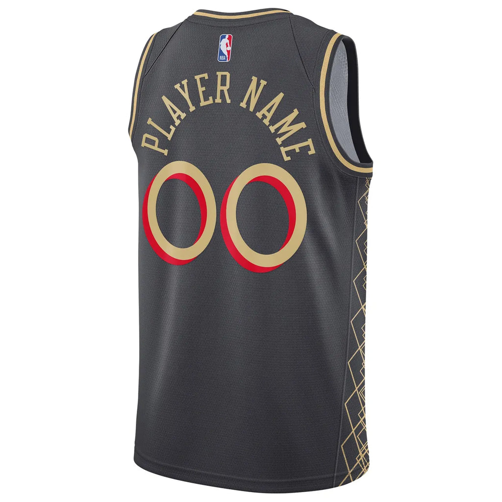 Nike Bulls Gray "No Little Plans" Custom Jersey - Hình 4