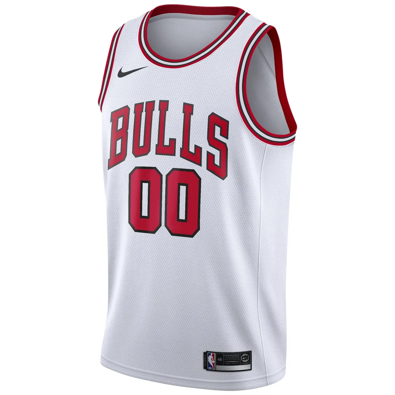 nike personalized Bulls White Custom Jersey - Hình 2