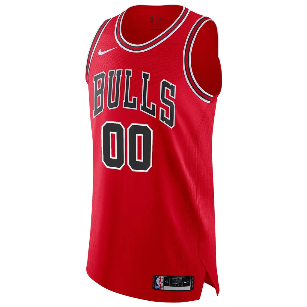 Bulls Red Personalized Jersey - Hình 3
