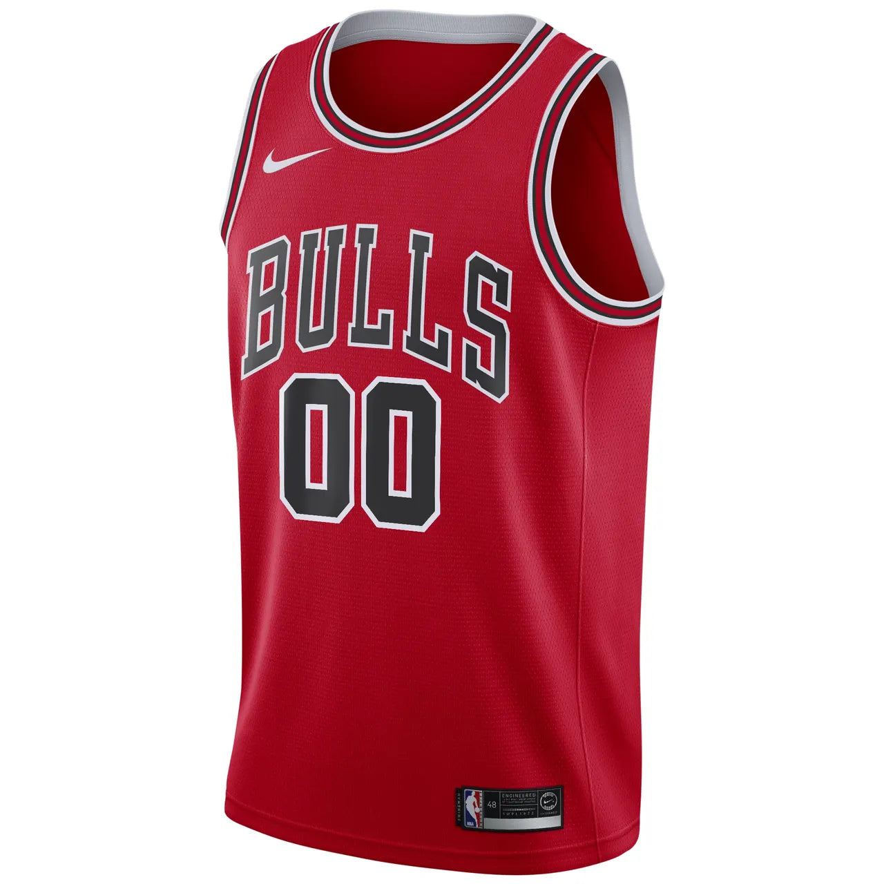 Bulls Red Custom Jersey nike - Hình 2