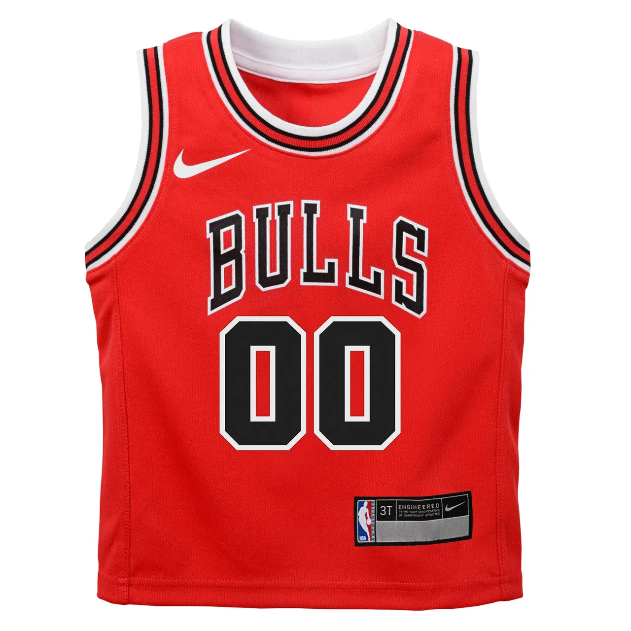 Bulls Youth Red Custom Jersey - Hình 2