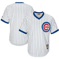 majestic authentic Cubs White Pinstripe Jersey