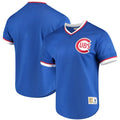 mitchell Cubs Blue Mesh Jersey