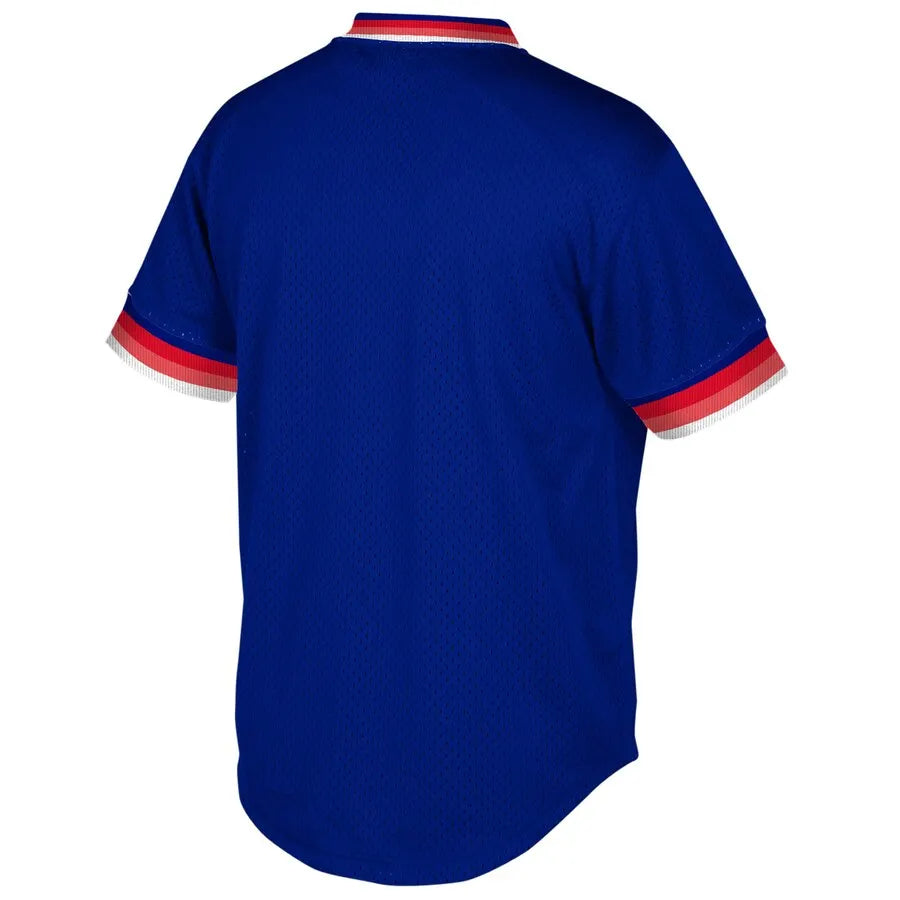 Mitchell & Ness Cubs Blue Mesh Jersey - Hình 3