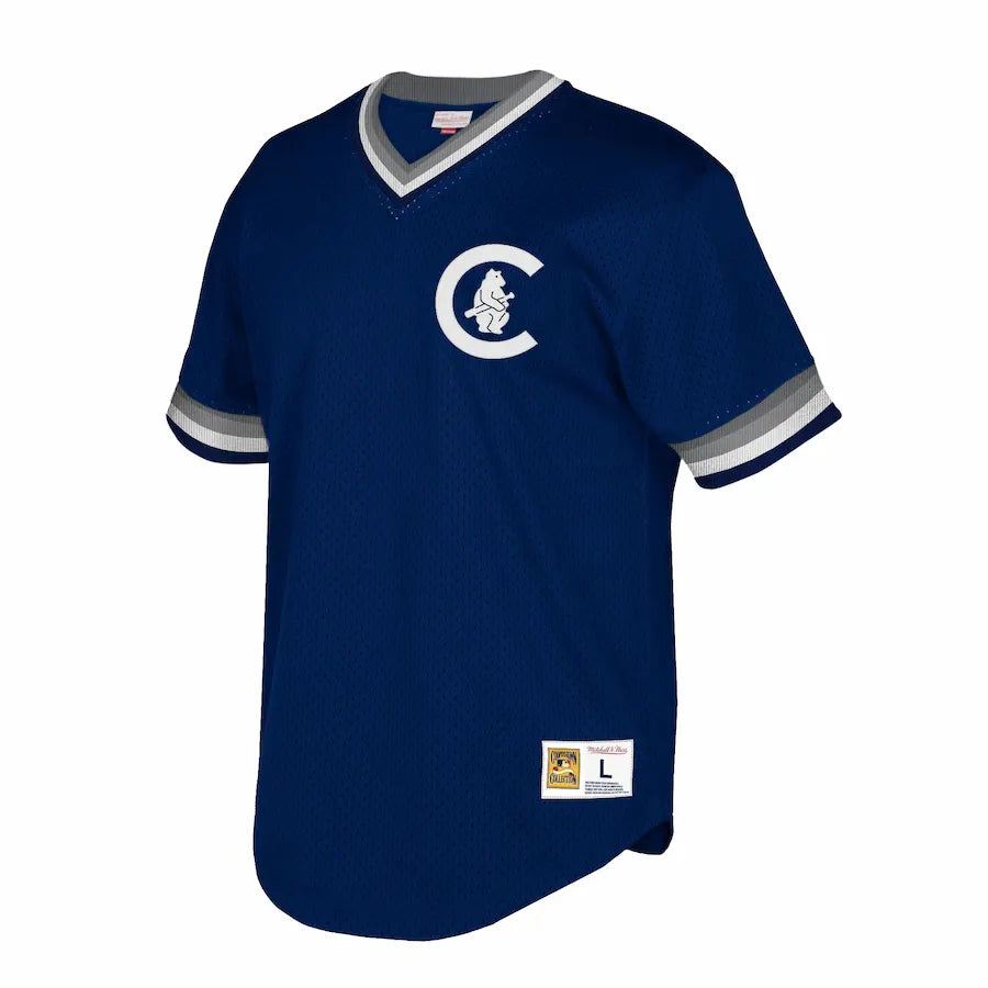 Cubs Navy V-Neck Jersey - Hình 2