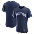 nike cool Cubs Navy Wrigleyville Jersey