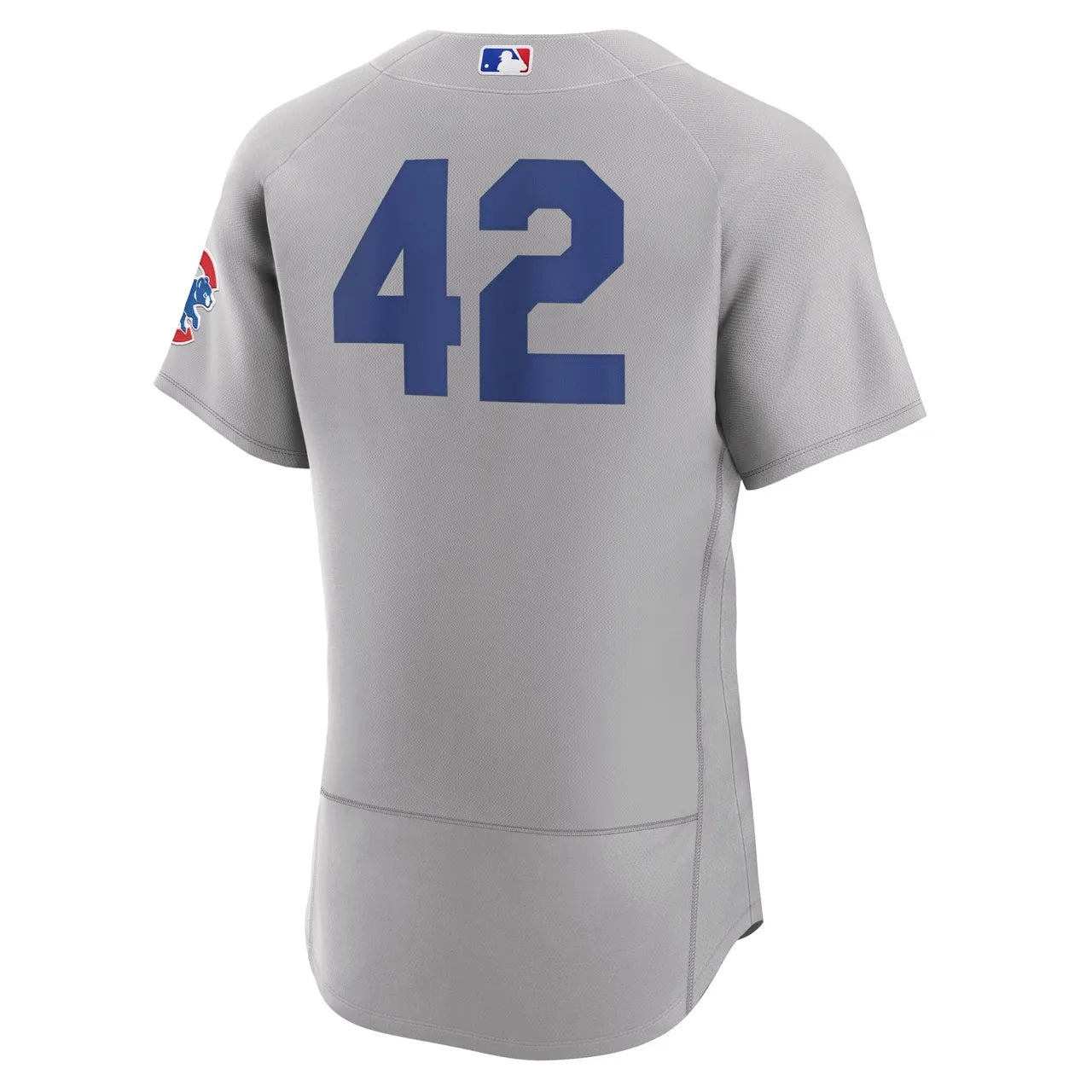 Cubs Gray Alternate Jersey #42 - Hình 4