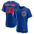 Cubs Royal Blue Custom Jersey nike