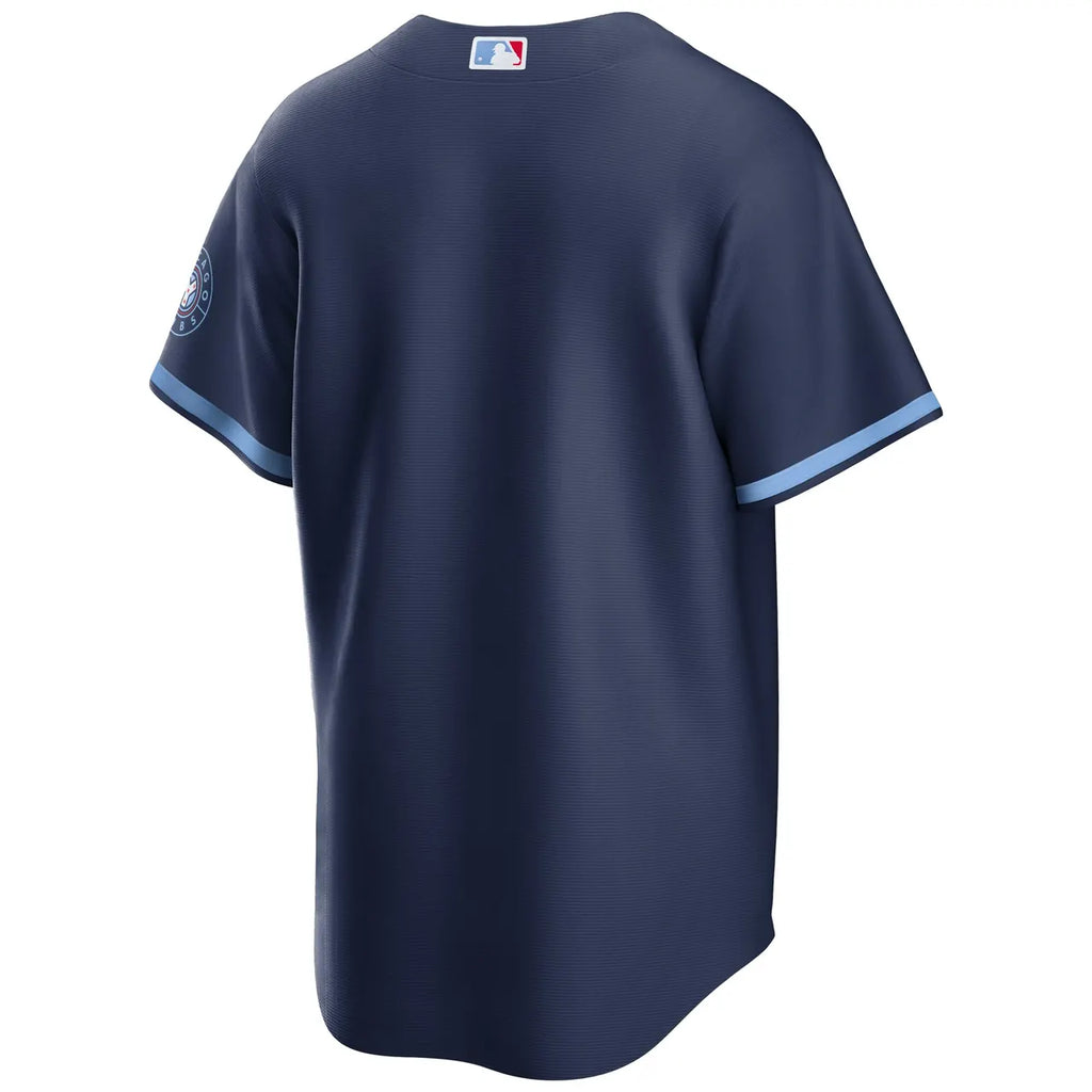 nike Cubs Navy Wrigleyville Jersey - Hình 4