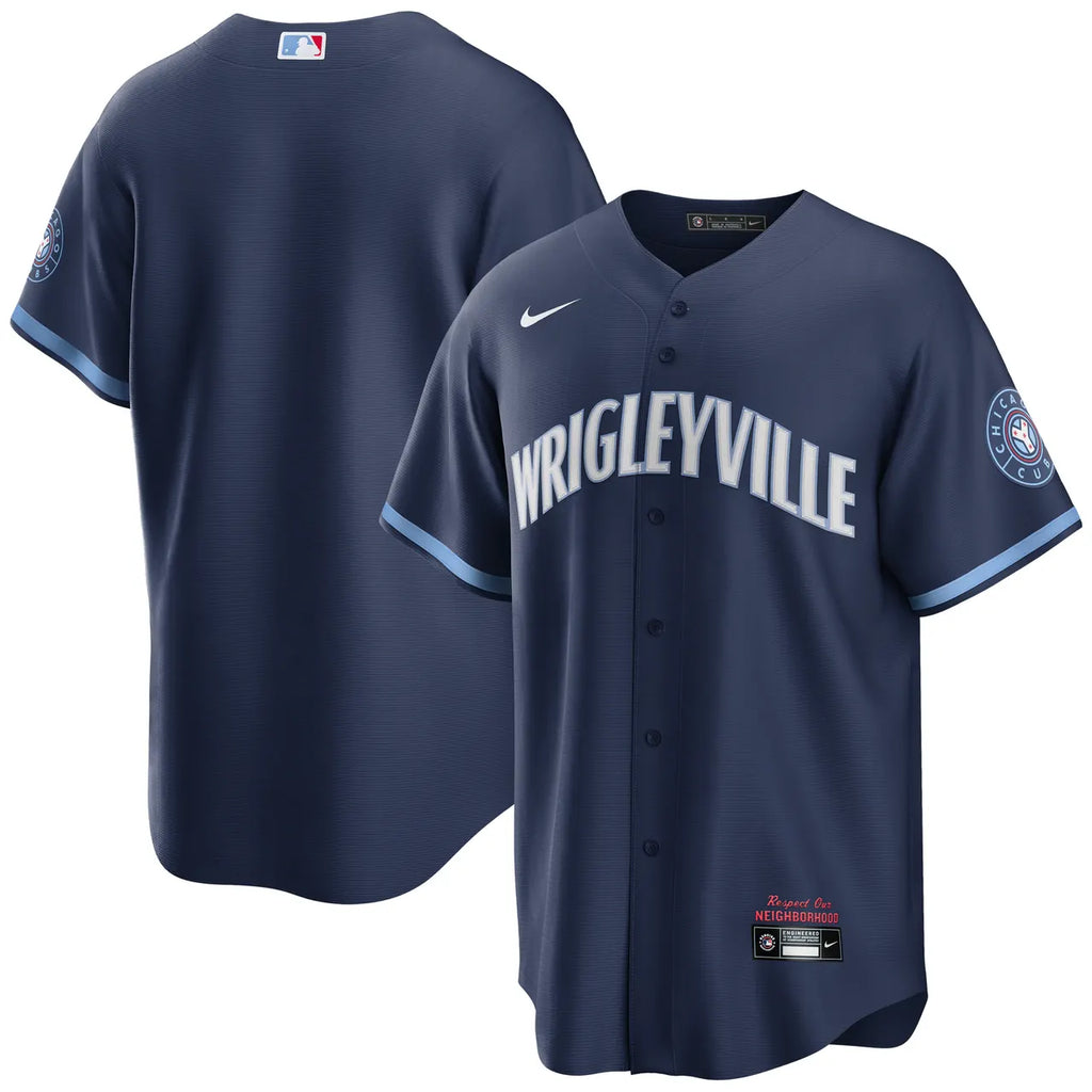 nike Cubs Navy Wrigleyville Jersey