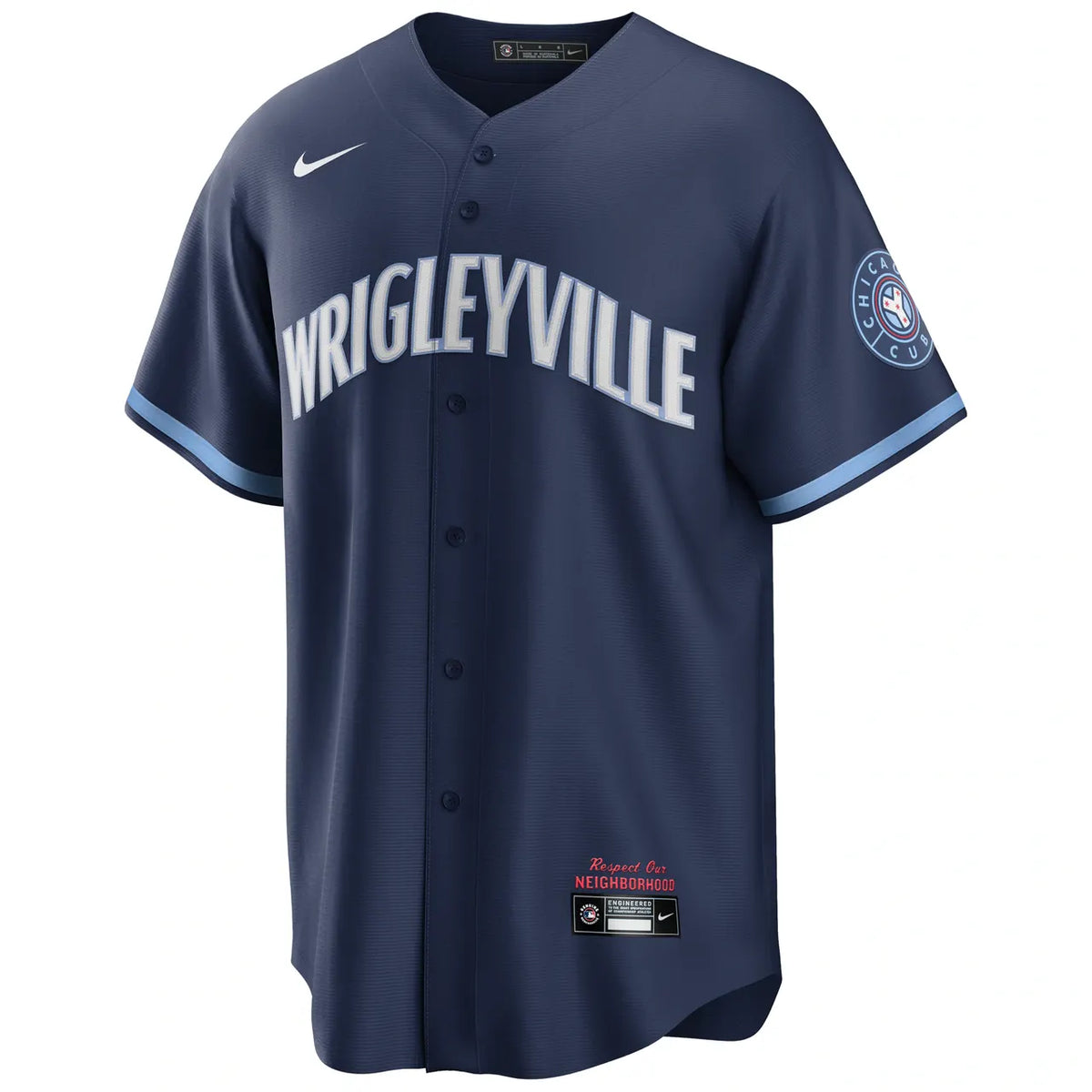 nike Cubs Navy Wrigleyville Jersey - Hình 3