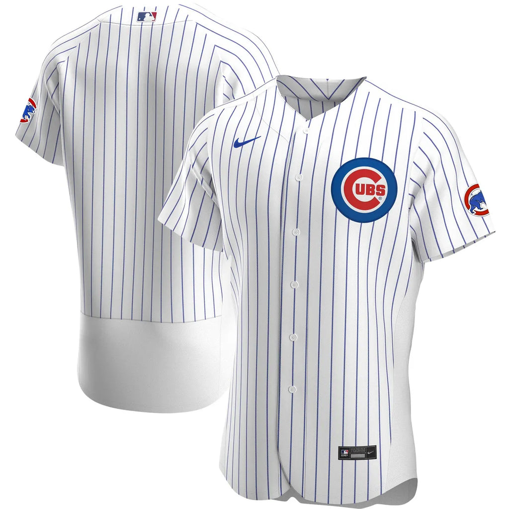 authentic Nike Cubs White Pinstripe Jersey - Hình 2