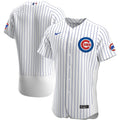 cool Nike Cubs White Pinstripe Jersey