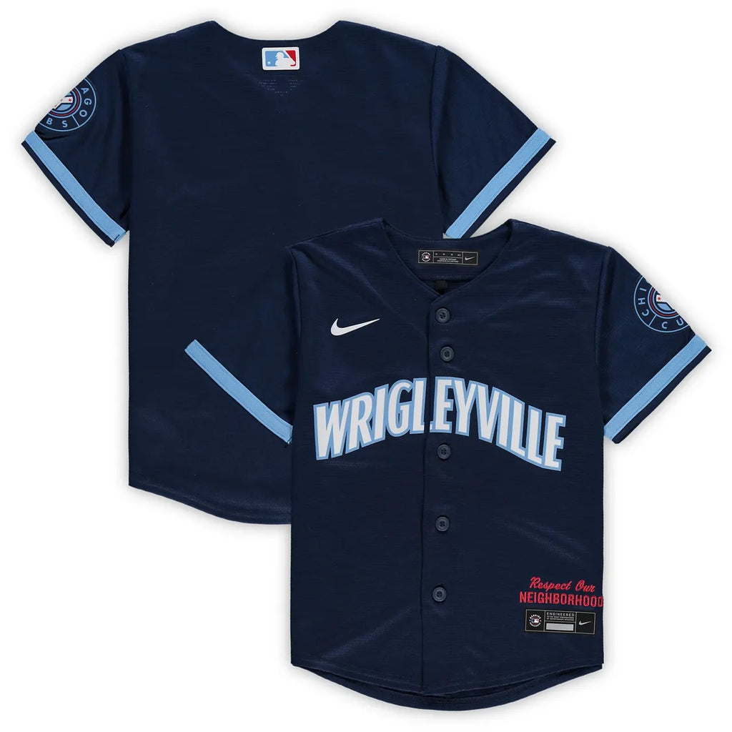 nike Cubs Wrigleyville Navy Jersey