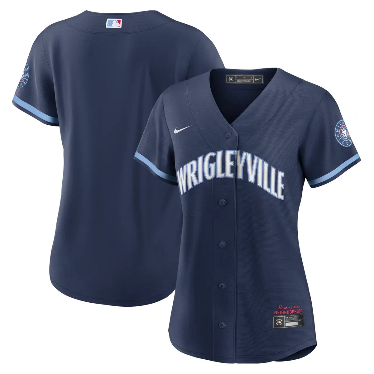 Cubs Wrigleyville Navy Jersey - Hình 2