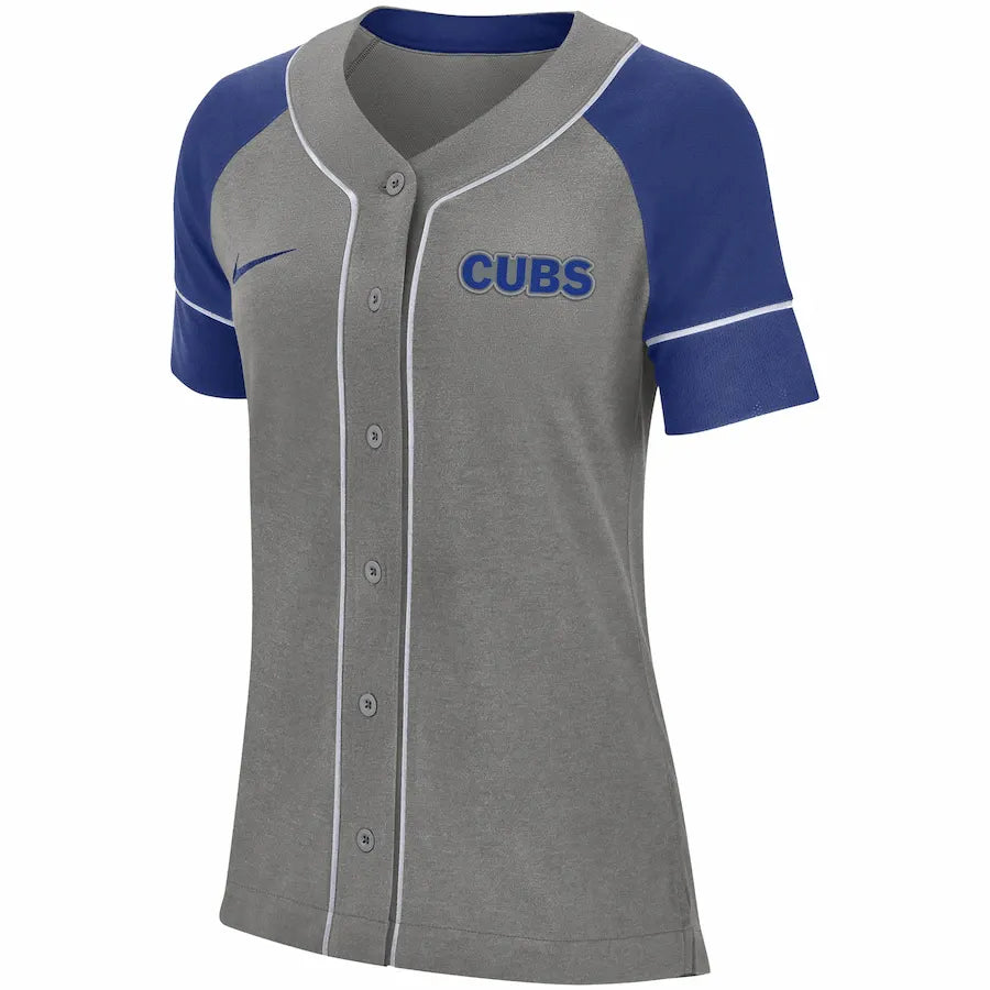 Cubs Gray Women's Jersey - Hình 2