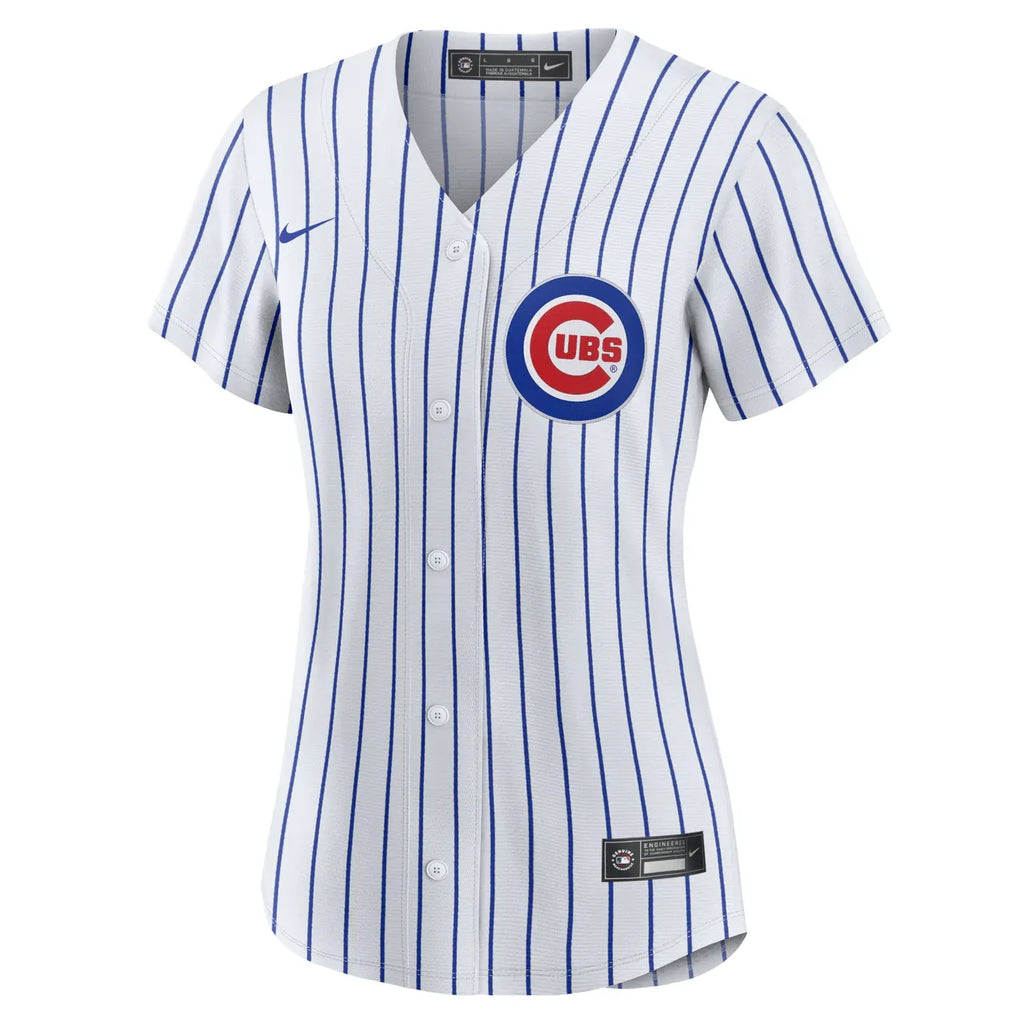 Cubs Women's Pinstripe Jersey - Hình 3