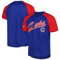 Cubs Blue Red Raglan Jersey