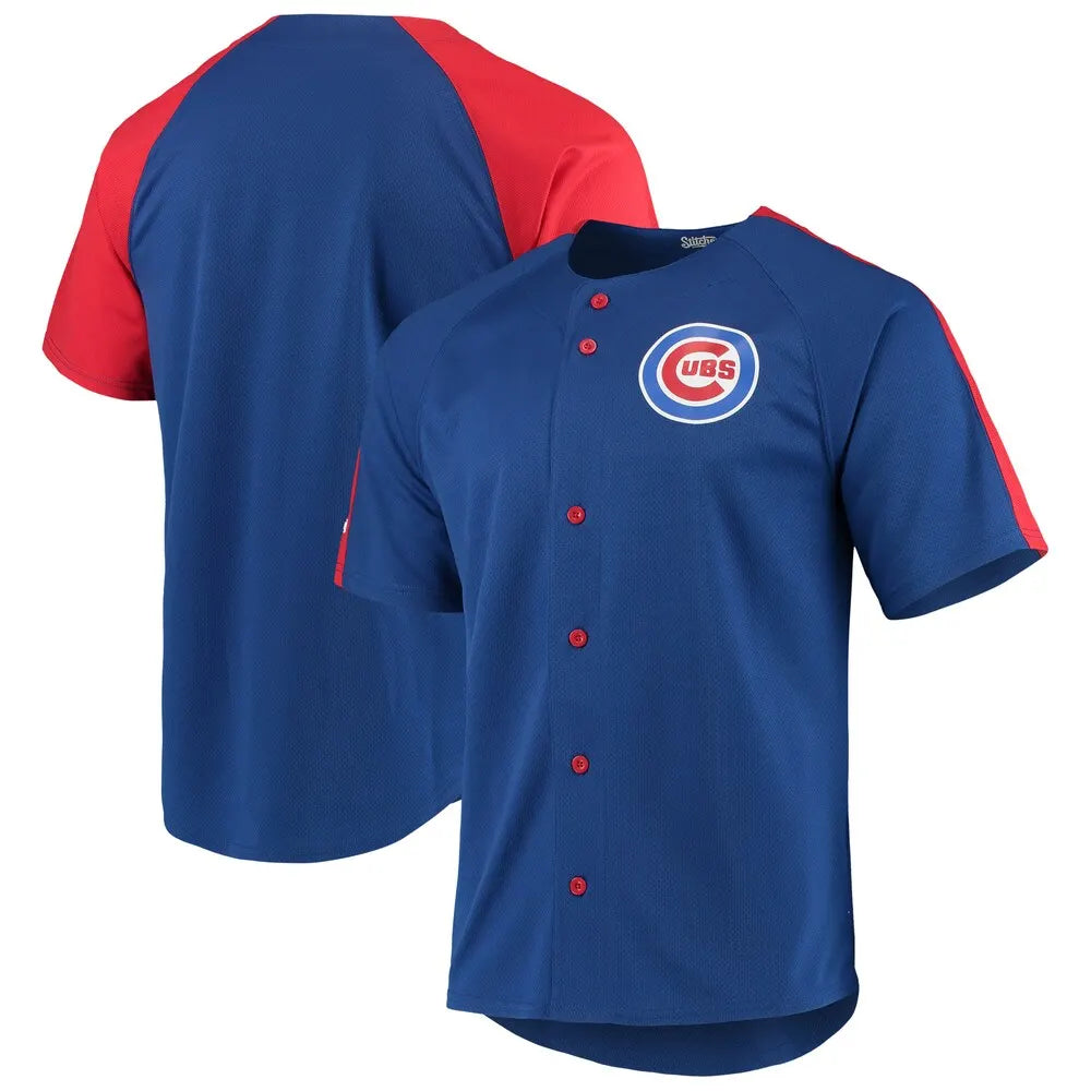 Cubs Blue Red Jersey