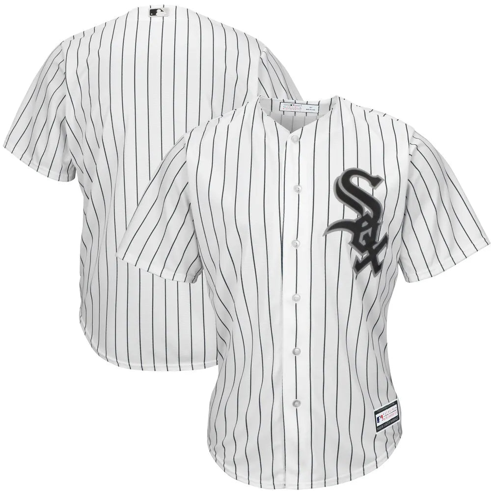 majestic mlb White Sox Pinstripe Jersey
