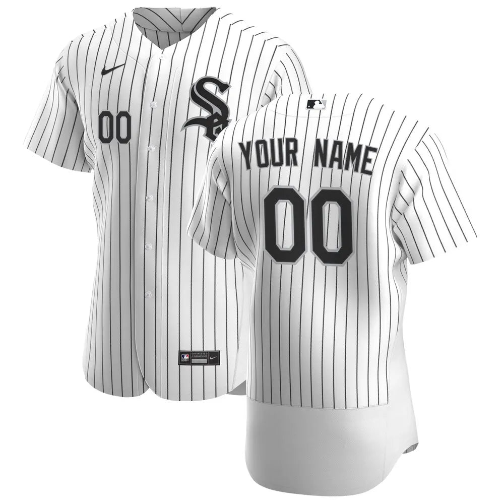 White Sox Pinstripe Custom Jersey nike