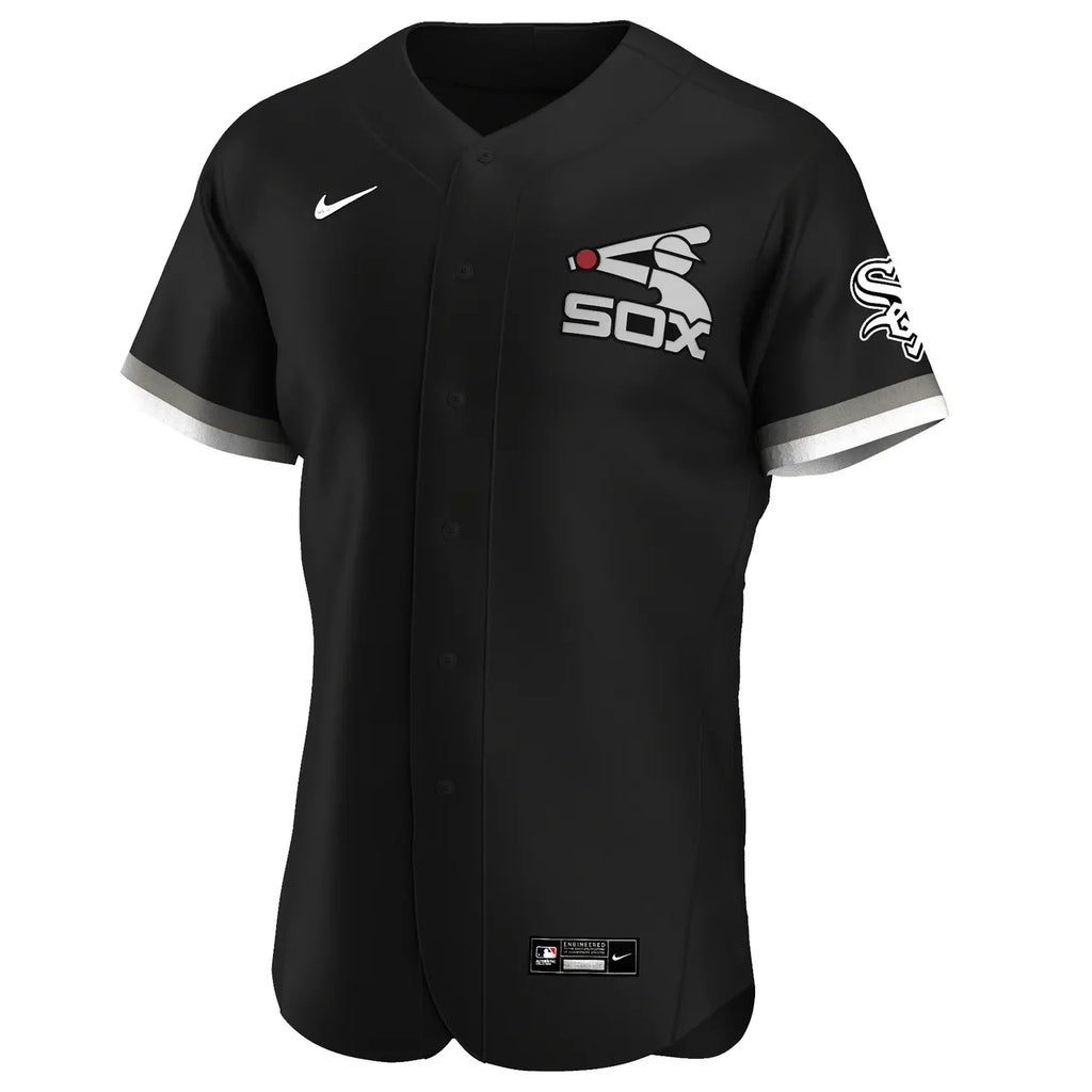 replica Nike Black White Sox Jersey - Hình 3