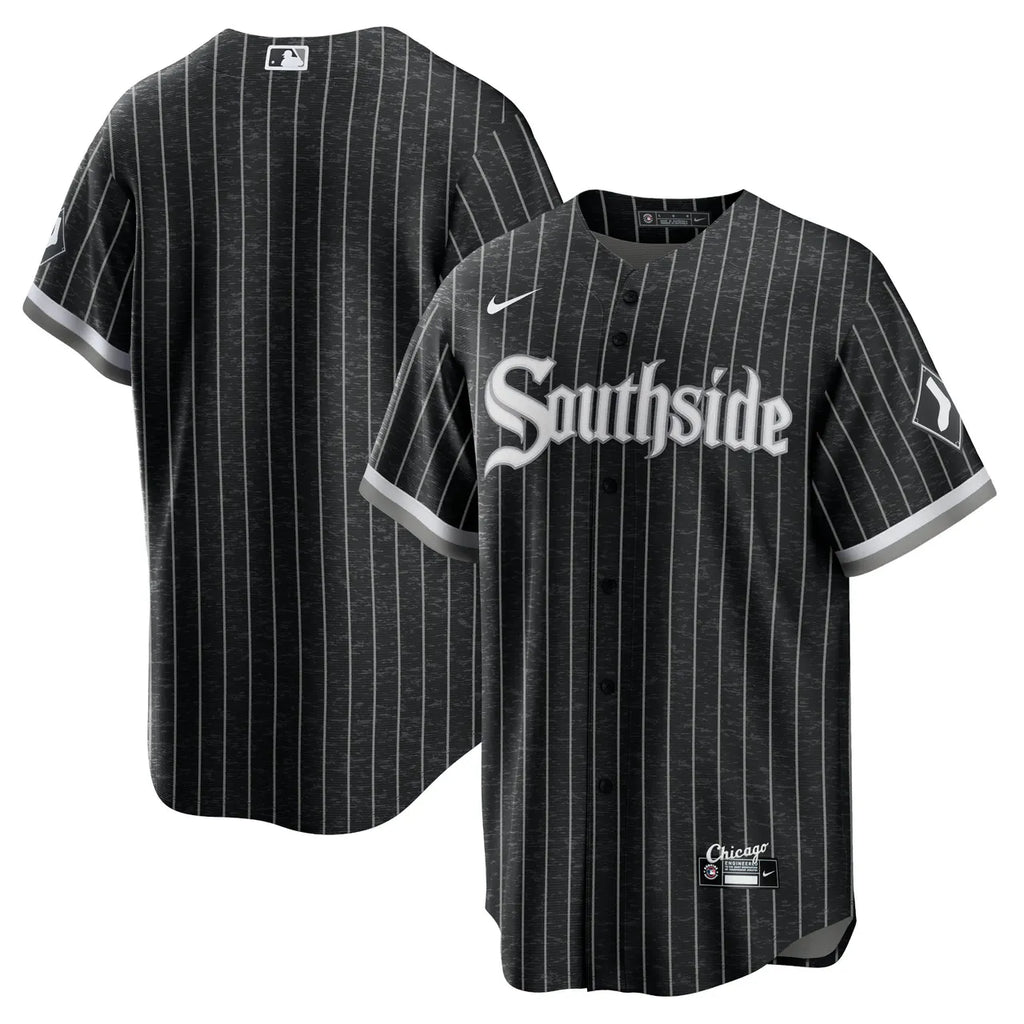 Nike Southside Black Pinstripe Jersey - Hình 2