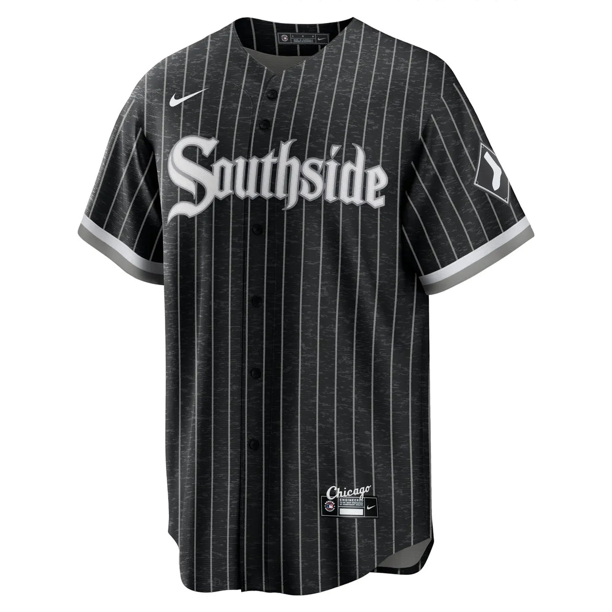 Nike Southside Black Pinstripe Jersey - Hình 3