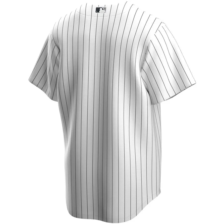 authentic cool Nike White Sox Pinstripe Jersey - Hình 3