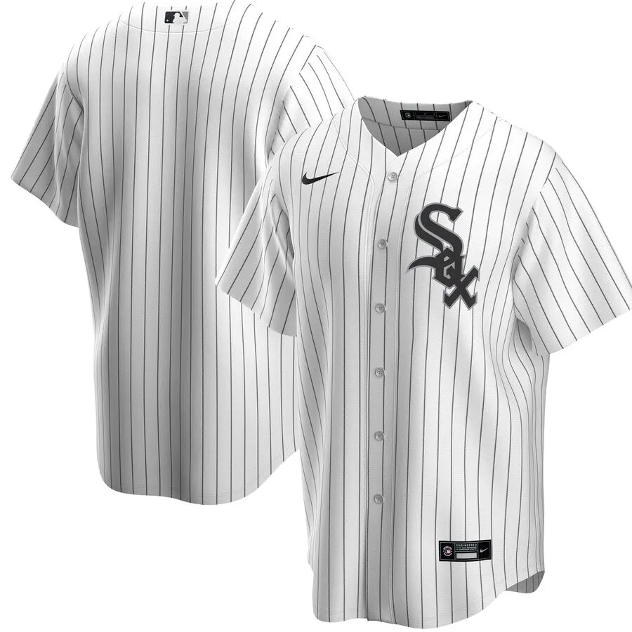 authentic cool Nike White Sox Pinstripe Jersey