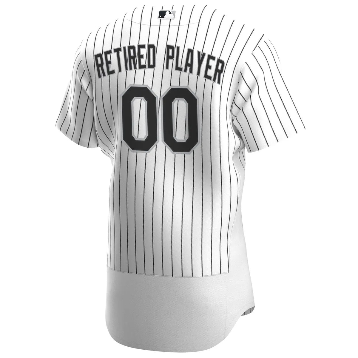 nike retired White Sox Pinstripe Jersey - Hình 4