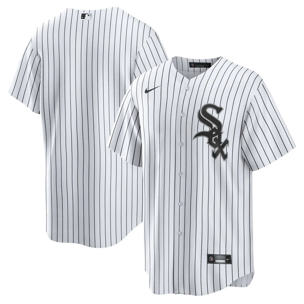 mlb Nike White Sox Pinstripe Jersey
