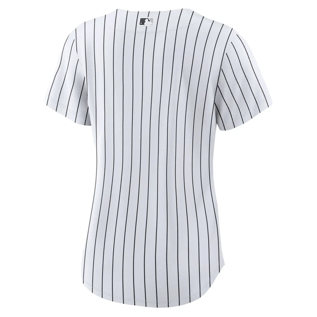 Nike White Sox Pinstripe Jersey - Hình 4