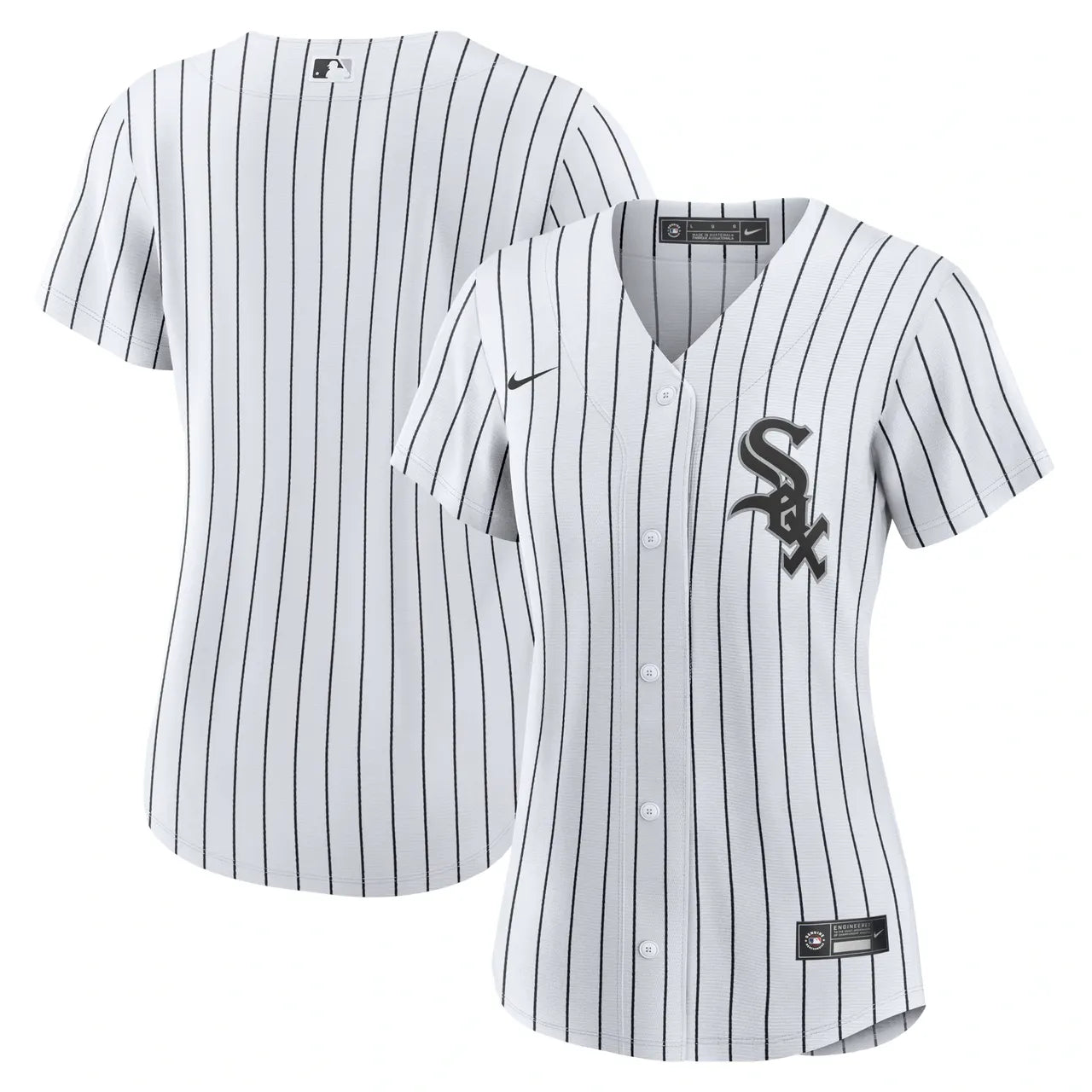 Nike White Sox Pinstripe Jersey
