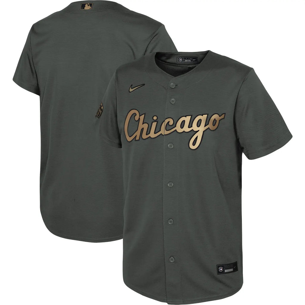 Nike Chicago Olive Green Jersey - Hình 2