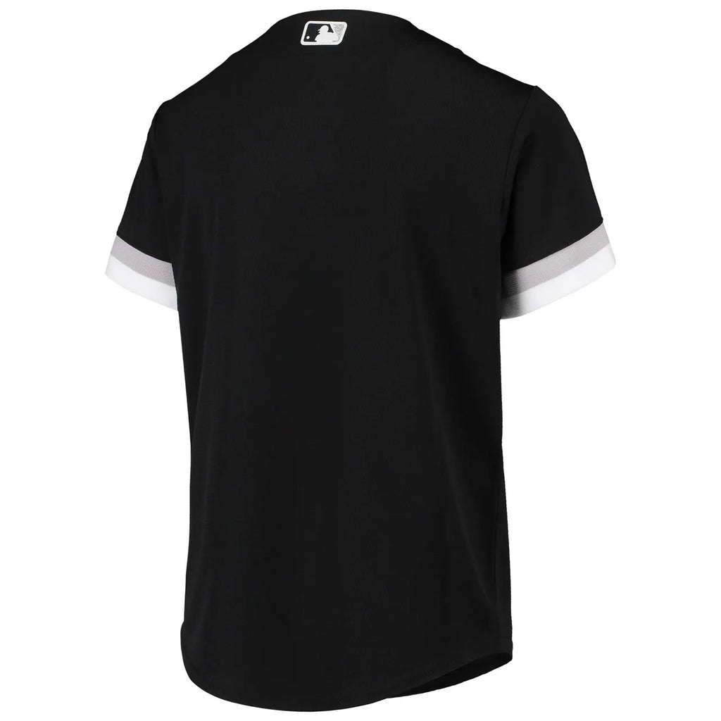 Nike White Sox Black Jersey - Hình 4