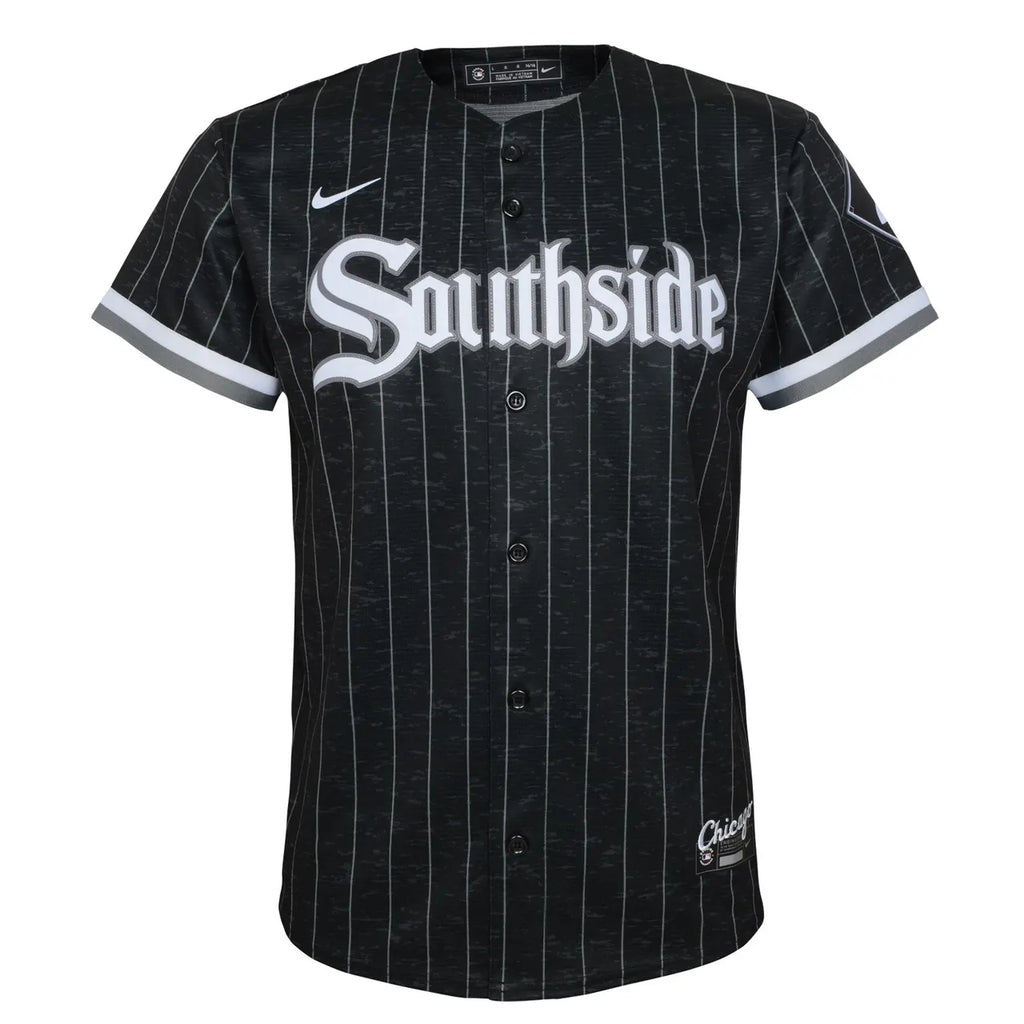 southside Nike White Sox Black Jersey - Hình 2