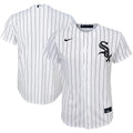 Nike White Sox Striped Jersey