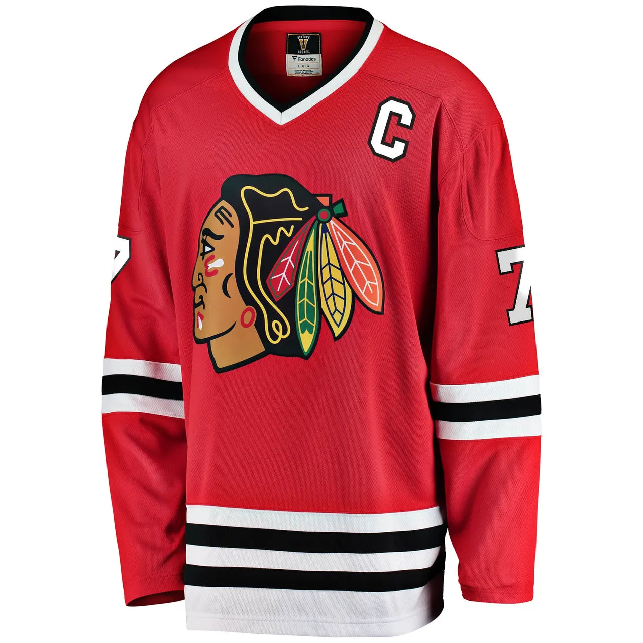 Chelios Blackhawks Red Jersey - Hình 2
