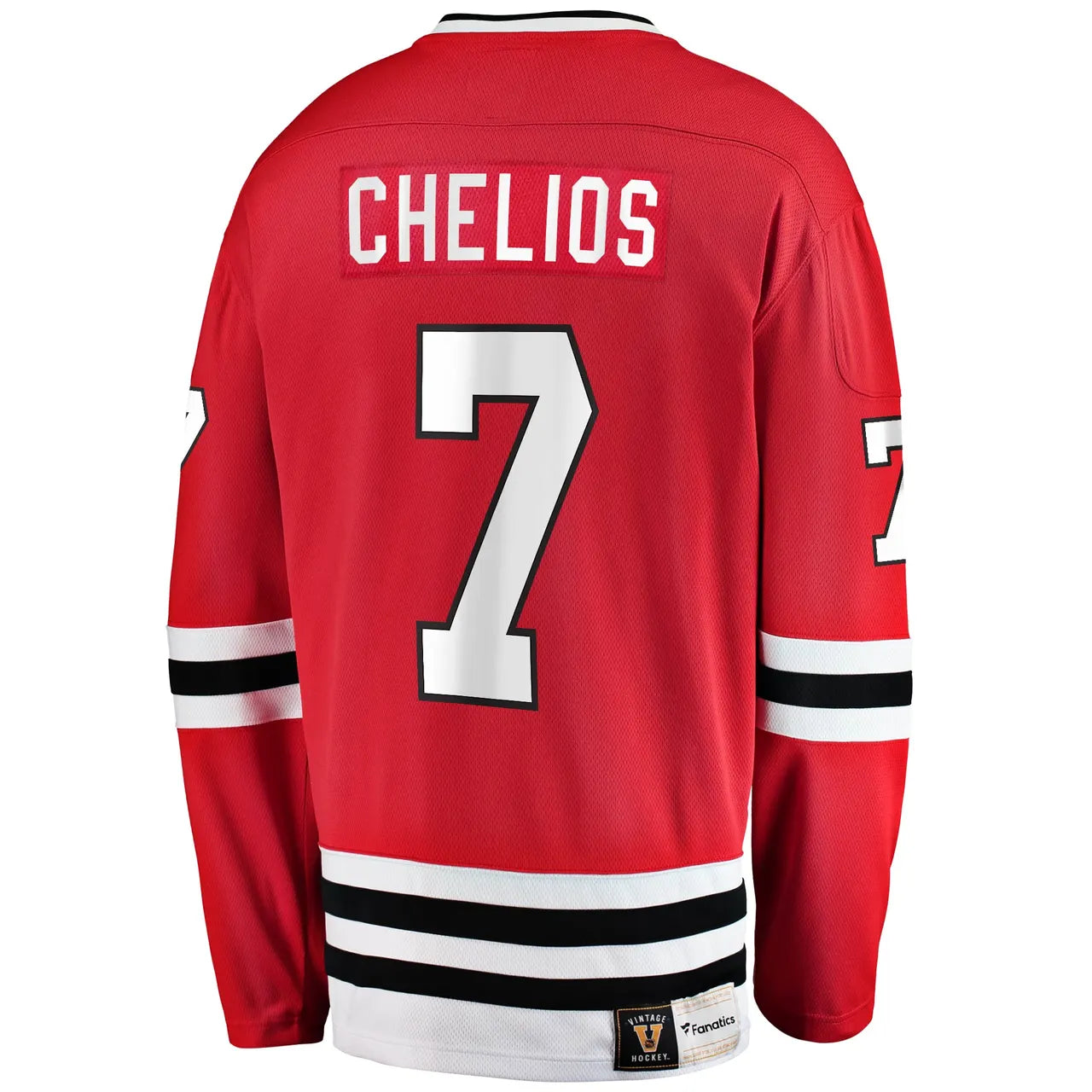 Chelios Blackhawks Red Jersey - Hình 3